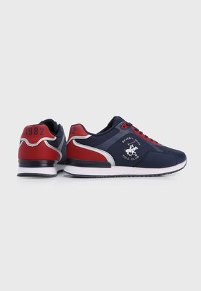 Tenis Lifestyle Azul-Rojo-Blanco Beverly Hills Polo Club Monster