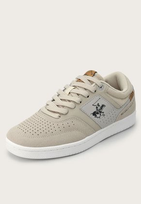 Tenis Lifestyle Beige-Blanco-Gris Beverly Hills Polo Club Element