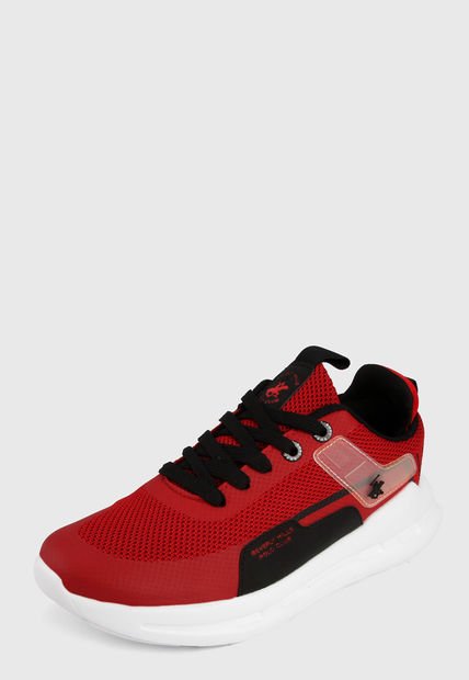 Tenis Rojo-Negro-Blanco Beverly Hills Polo Club