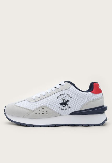 Tenis Lifestyle Blanco-Gris-Azul Beverly Hills Polo Club Lager