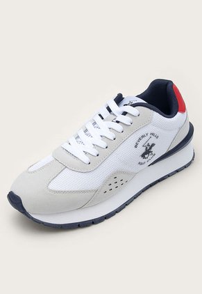 Tenis Lifestyle Blanco-Gris-Azul Beverly Hills Polo Club Lager