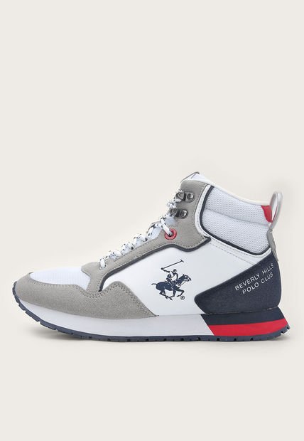 Tenis Lifestyle Blanco-Gris-Azul Navy Beverly Hills Polo Club Hydro