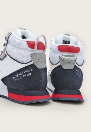 Tenis Lifestyle Blanco-Gris-Azul Navy Beverly Hills Polo Club Hydro