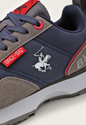 Tenis Lifestyle Azul-Gris-Blanco Beverly Hills Polo Club Titus