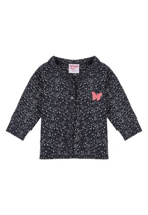 SET 3 PIEZAS CHAQUETA CON CAMISETA ESTAMPADA MANGA CORTA Y PANTALON NIÑA BIUM0907