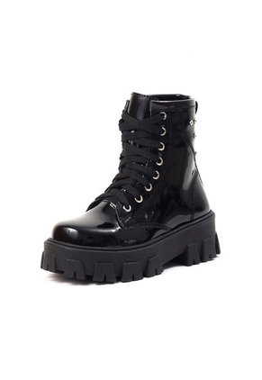 Botas Negro Blanco Perla Sharol