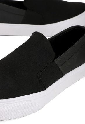 Tennis Casuales Hombre Cuero Negro Moopy Tomas01