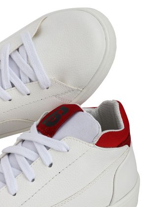 Tenis Blanco Rojo Blanco Perla BPB-230