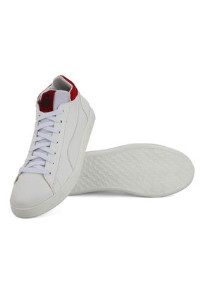 Tenis Blanco Rojo Blanco Perla BPB-230