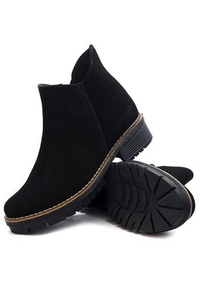 Botín Negro Blanco Perla BC-776