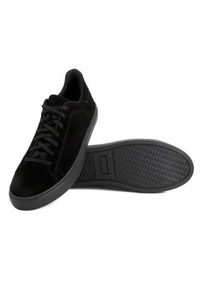 Tennis Cuero Negro Moopy BP-702