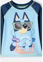 Conjunto Baño De Bluey Multicolor De Camiseta Manga Larga Para Niño 2T A 6T 3T de BLUEY