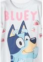 Camiseta De Bluey Blanca Manga Corta Para Niña De 2T A 6T 5T de BLUEY
