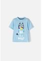 Camiseta De Bluey Manga Corta Azul Unisex 2T A 6T 3T de BLUEY