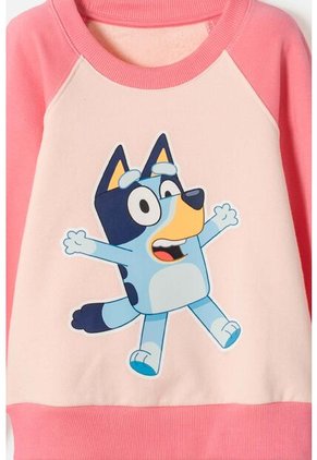 Conjunto De Bluey Con Pantalón Largo Rosado Para Niña 2T A 6T 3T