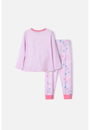 Pijama De Bluey Pantalón Largo Rosado Para Niña 2T A 6T 2T