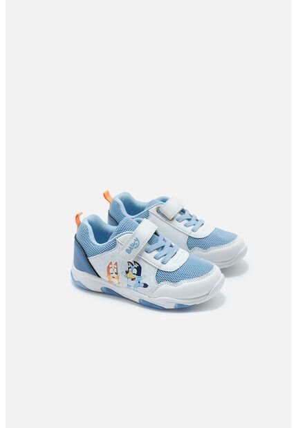 Tenis Con Luces De Bluey Azul Y Blanco Para Niño 24