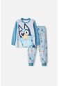 Pijama De Bluey Azul Tipo Fleece Para Niño 2T A 6T 4T de BLUEY
