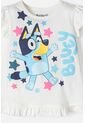 Conjunto De Bluey Marfil Y Azul De Leggins Para Niña 2T A 5T 2T de BLUEY