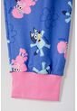 Pijama De Bluey Multicolor Manga Larga Para Niña 2T A 6T 4T de BLUEY