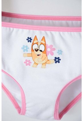 Pack X2 Panties De Bluey Blanco Y Azul Niña 2T A 6T 3T