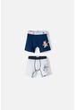 Pack X2 Boxer De Bluey Azul Y Blanco Para Niño 2T A 6T 2T de BLUEY