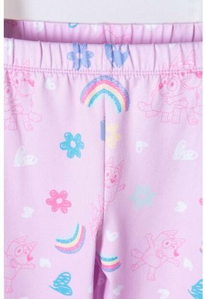 Pijama De Bluey Pantalón Largo Rosado Para Niña 2T A 6T 3T