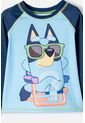 Conjunto Baño De Bluey Multicolor De Camiseta Manga Larga Para Niño 2T A 6T 4T de BLUEY