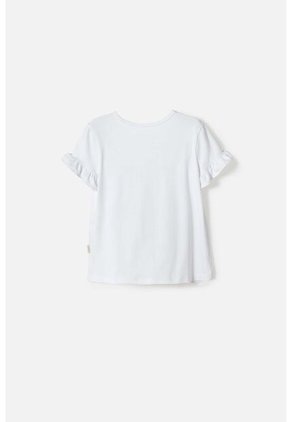 Camiseta De Bluey Blanca Manga Corta Para Niña De 2T A 6T 4T