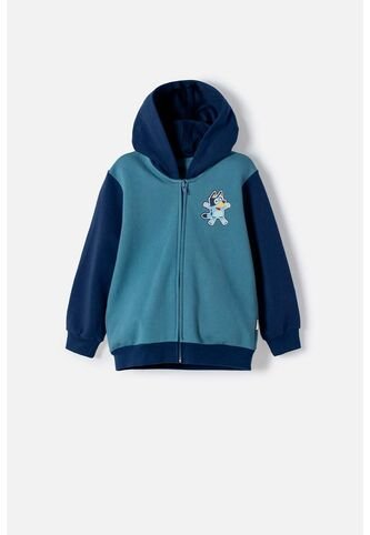 Buzo De Bluey Con Cierre Azul Para Niño 2T A 6T 2T BLUEY
