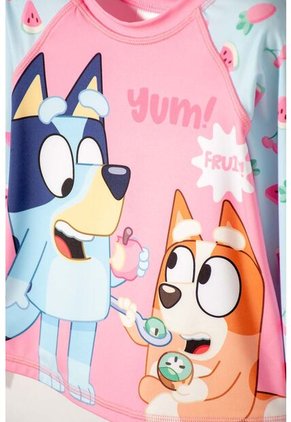 Conjunto De Baño De Bluey Manga Larga Multicolor Para Niña 2T A 6T 5T