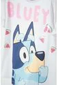 Camiseta De Bluey Blanca Manga Corta Para Niña De 2T A 6T 2T de BLUEY