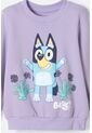 Buzo De Bluey Lila De Diseño Cerrado Para Niña 2T A 6T 5T de BLUEY
