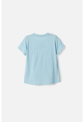 Camiseta De Bluey Manga Corta Azul Para Niña 2T A 6T 3T