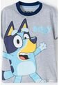 Pijama De Bluey Azul Y Gris Maga Corta Para Niño 2T A 6T 5T de BLUEY