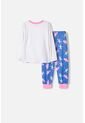 Pijama De Bluey Multicolor Manga Larga Para Niña 2T A 6T 3T de BLUEY