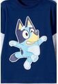 Camiseta De Bluey Azul Manga Larga Para Niño 2T A 6T 5T de BLUEY