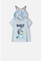 Camiseta De Bluey Con Capucha Azul Para Niña 2T A 6T 4T de BLUEY