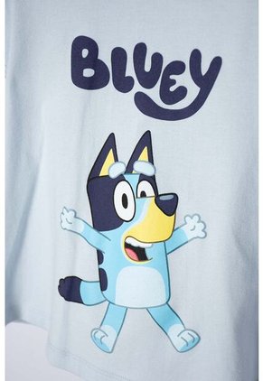 Camiseta De Bluey Con Capucha Azul Para Niña 2T A 6T 2T