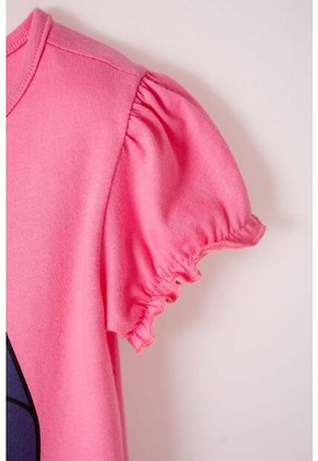 Camiseta De Bluey Rosada Manga Corta Para Niña 2T A 6T 2T