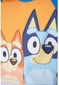 Conjunto De Baño De Bluey Azul Y Naranja Manga Larga Para Niño 2T A 6T 3T de BLUEY
