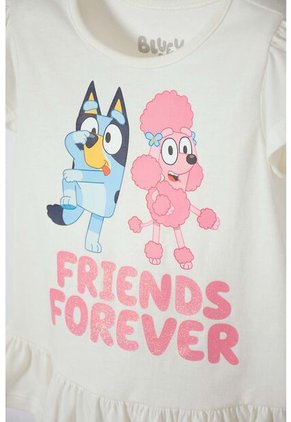 Conjunto De Bluey Con Pantalón Largo Multicolor Para Niña 2T A 6T 3T