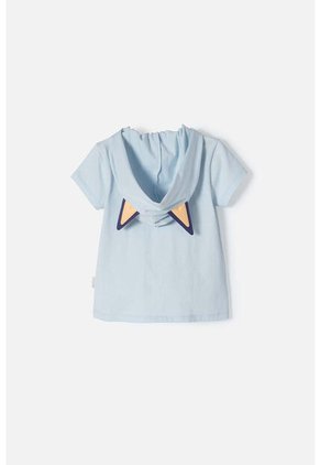Camiseta De Bluey Con Capucha Azul Para Niña 2T A 6T 4T