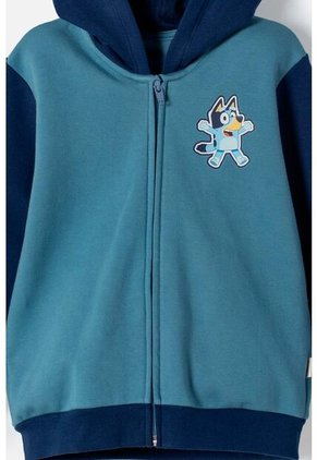 Buzo De Bluey Con Cierre Azul Para Niño 2T A 6T 3T