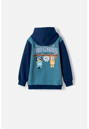 Buzo De Bluey Con Cierre Azul Para Niño 2T A 6T 3T