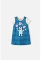 Vestido De Bluey Multicolor Corto Para Niña 2T A 6T 3T de BLUEY