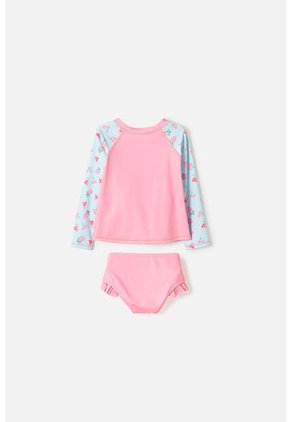 Conjunto De Baño De Bluey Manga Larga Multicolor Para Niña 2T A 6T 3T