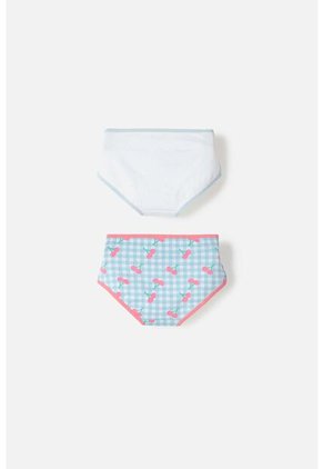 Pack X2 Panties De Bluey Blanco Para Niña 2T A 6T 2T
