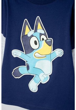 Camiseta De Bluey Azul Manga Larga Para Niño 2T A 6T 3T