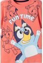 Camiseta De Bluey Manga Corta Salmon Para Niño 2T A 6T 2T de BLUEY